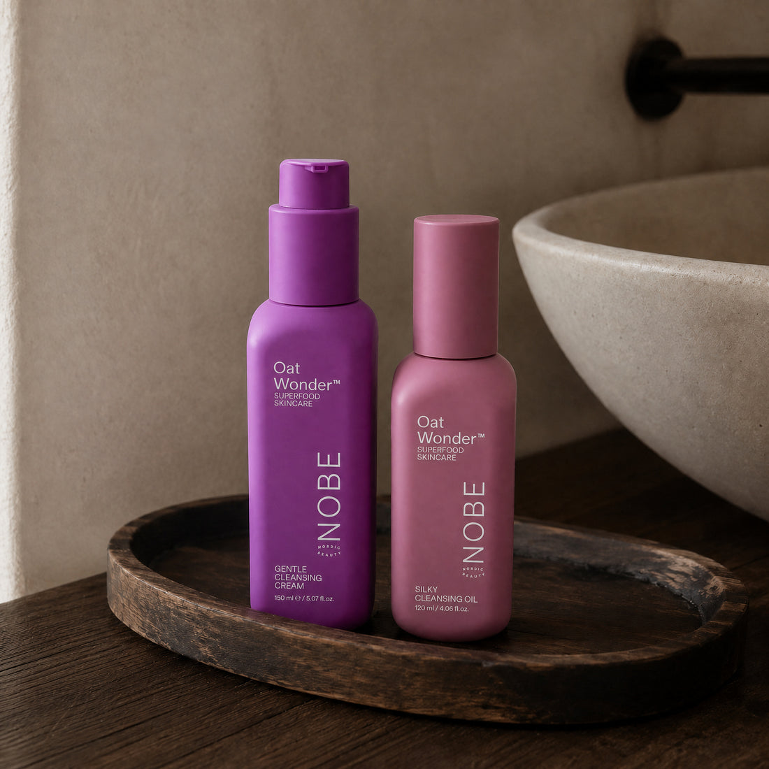NOBE Oat Wonder Double Cleanse Set