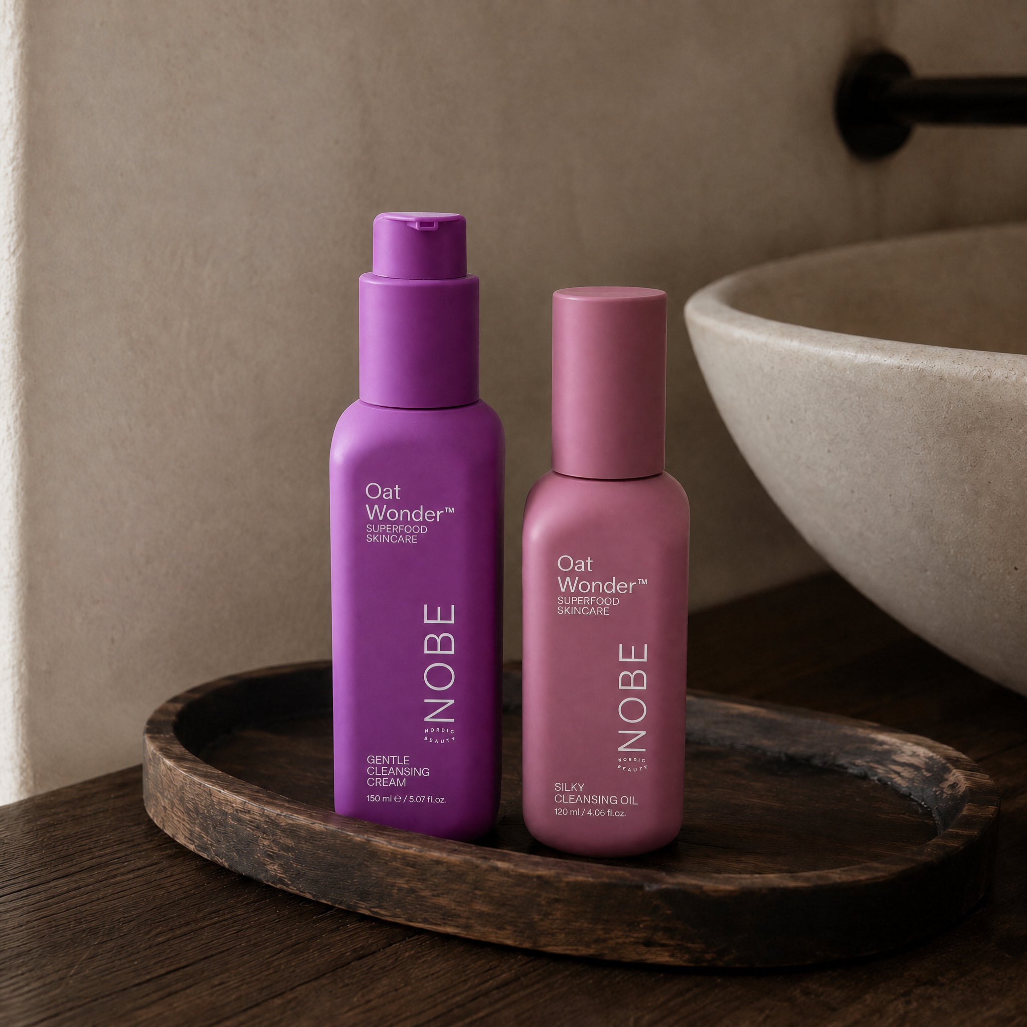NOBE Oat Wonder Double Cleanse Set