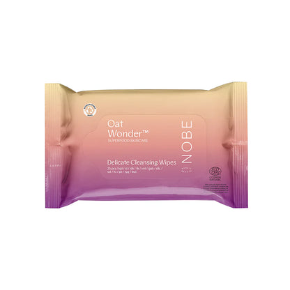 NOBE Superfood Skincare Oat Wonder® Delicate Cleansing Wipes 25pcs