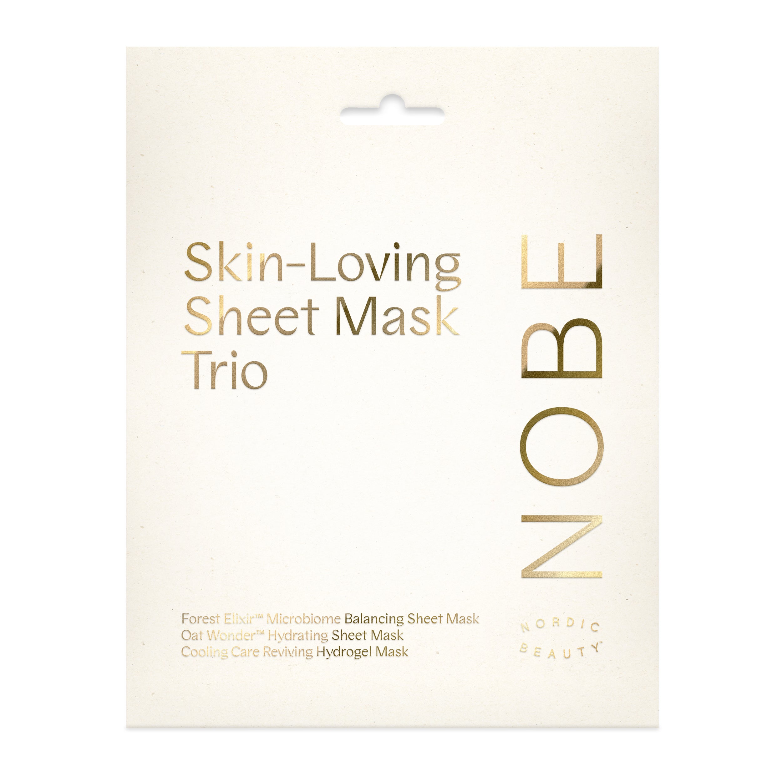 NOBE Skin-Loving Sheet Mask Trio