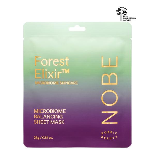 NOBE Forest Elixir® Microbiome Balancing Sheet Mask – NOBE Nordic